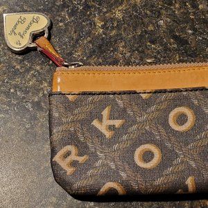 Dooney & Bourke key chain/coin purse/card case